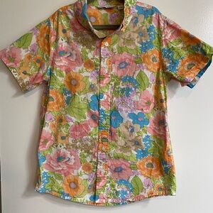 Janie and Jack Colorful Floral Shirt